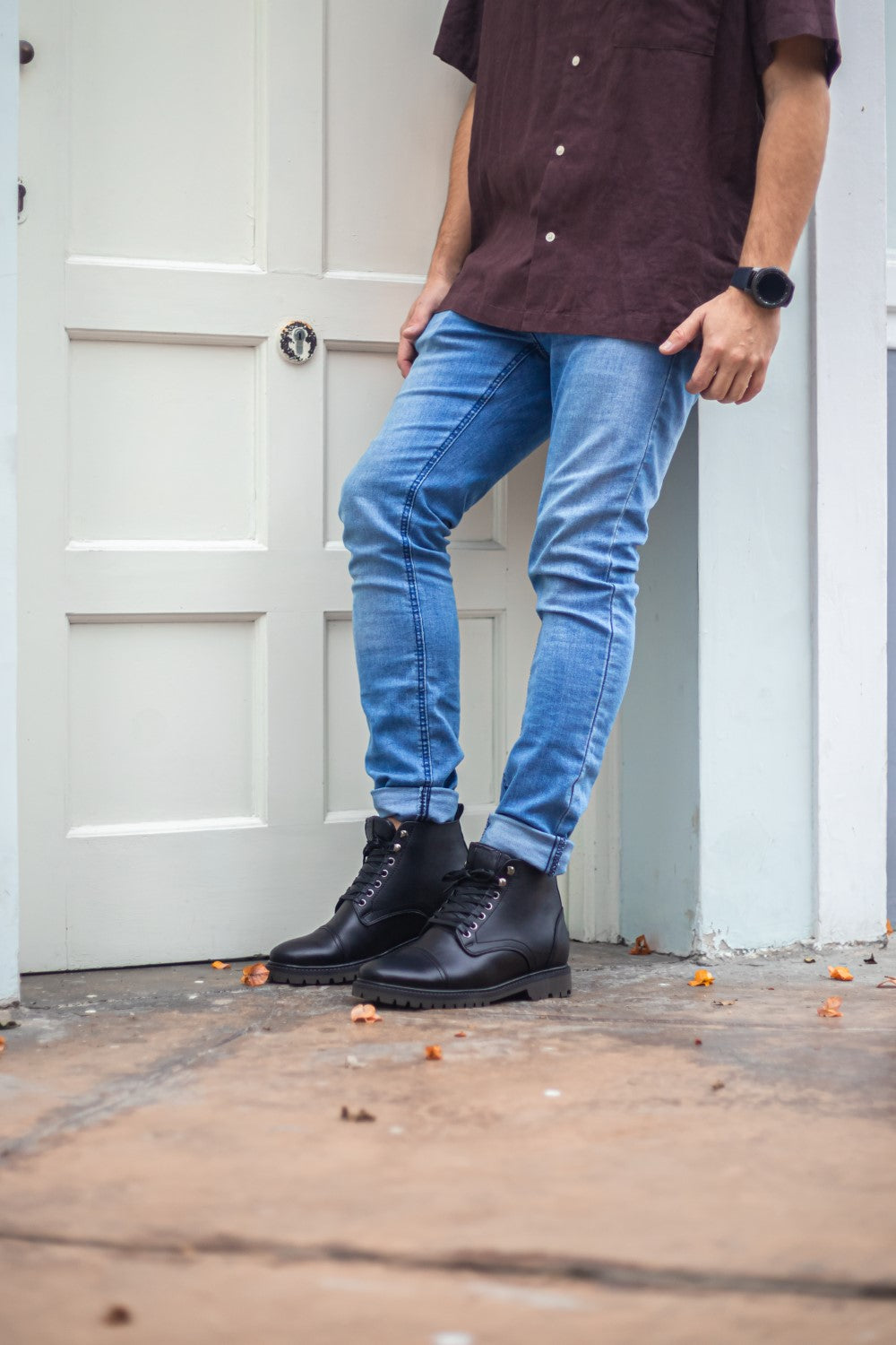 Tasko Negro +7cm – Traldi Shoes